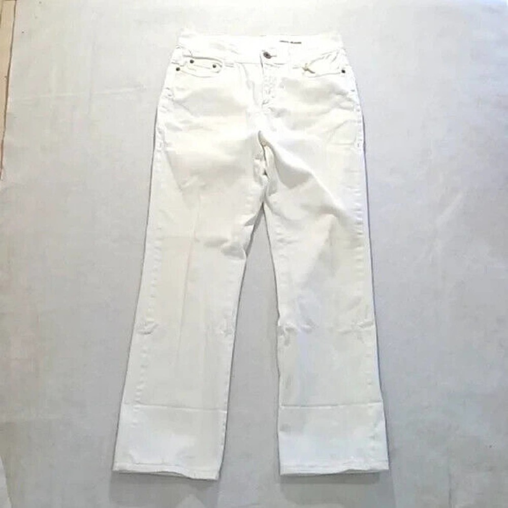 DKNY Jeans women's size 8 white Distress jeans